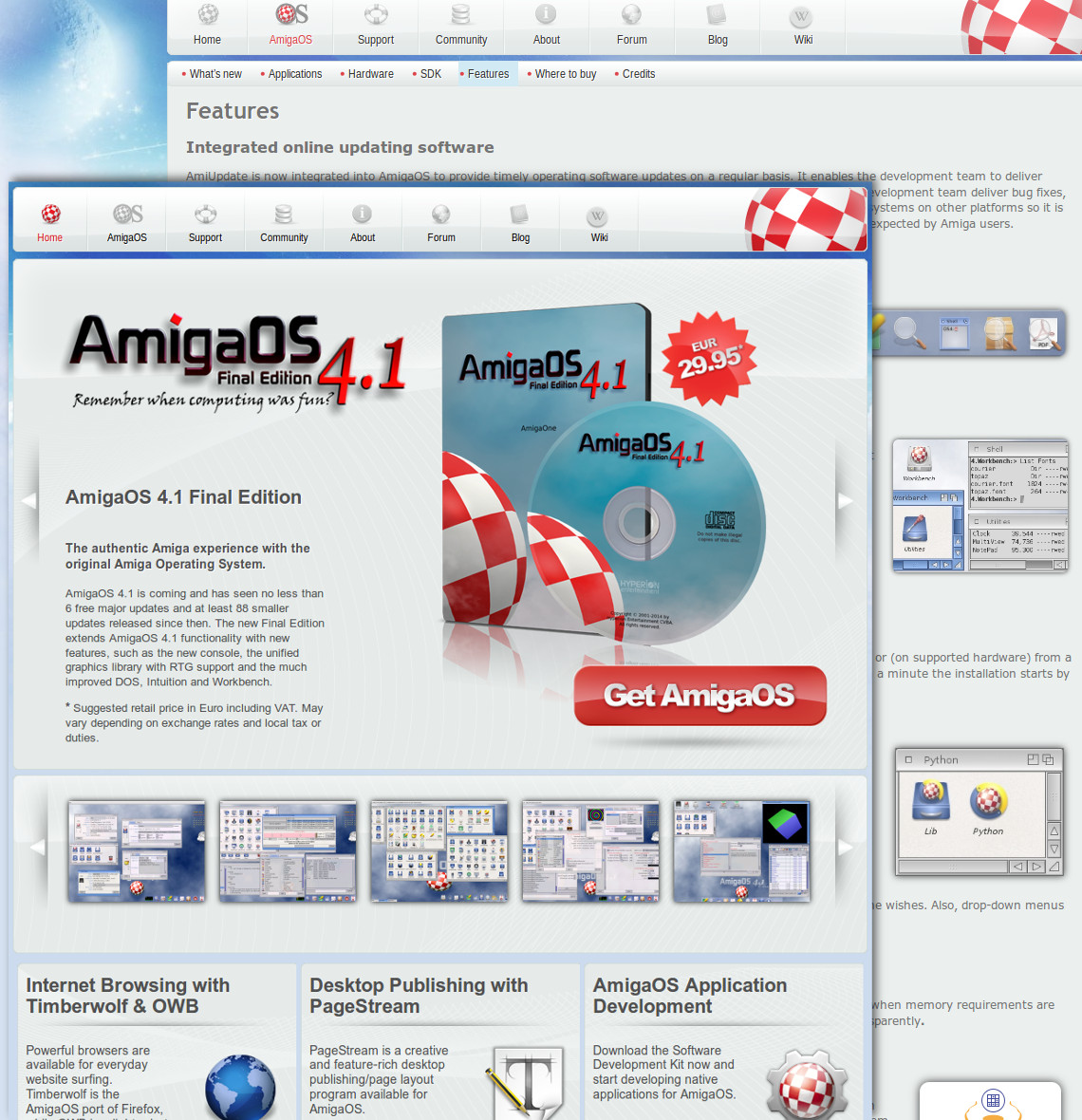 AmigaOS - Web Development